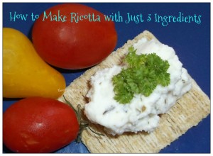 How to make ricotta with just 3 ingredients