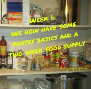 pantry week 1