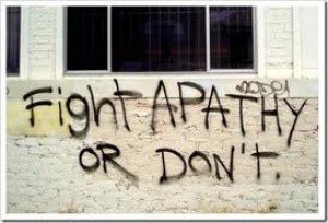 Fight apathy